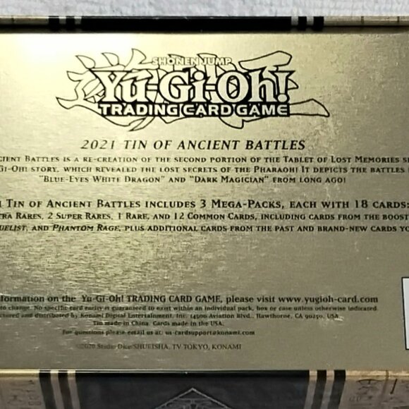 NM/M 2021 Shonen Jump Yu-Gi-Oh! English Edition 2021 Tin of Ancient Battles!! - Picture 9 of 9